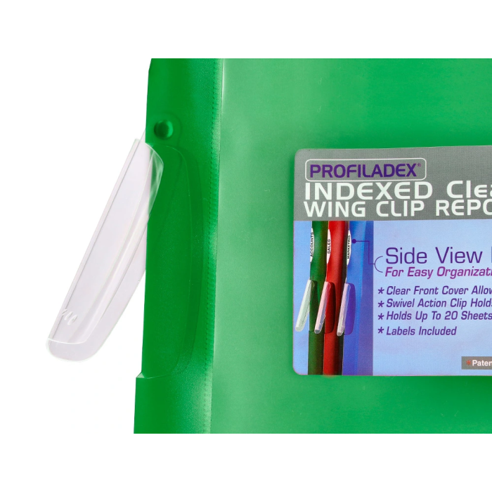 Beautone 48383 Carpeta Dossier Pinza Lateral Polipropildin DIN A4 Verde - Pack de 10 4