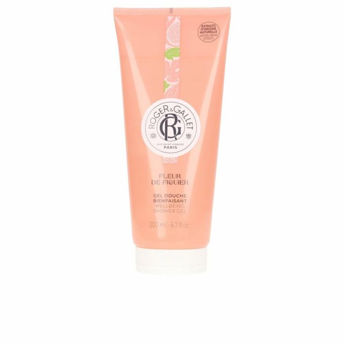 Roger & Gallet Gel de Ducha Corporal Relajante Bienestar FLEUR DE FIGUIER para Limpieza y Cuidado Diario de la Piel 200 ml