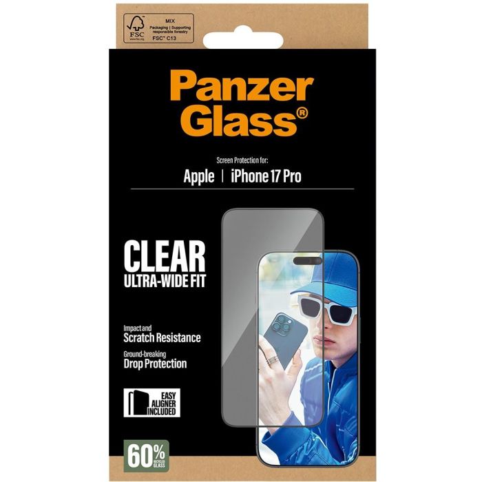 Protector de Pantalla para Móvil Panzer Glass PG99748 Apple 2