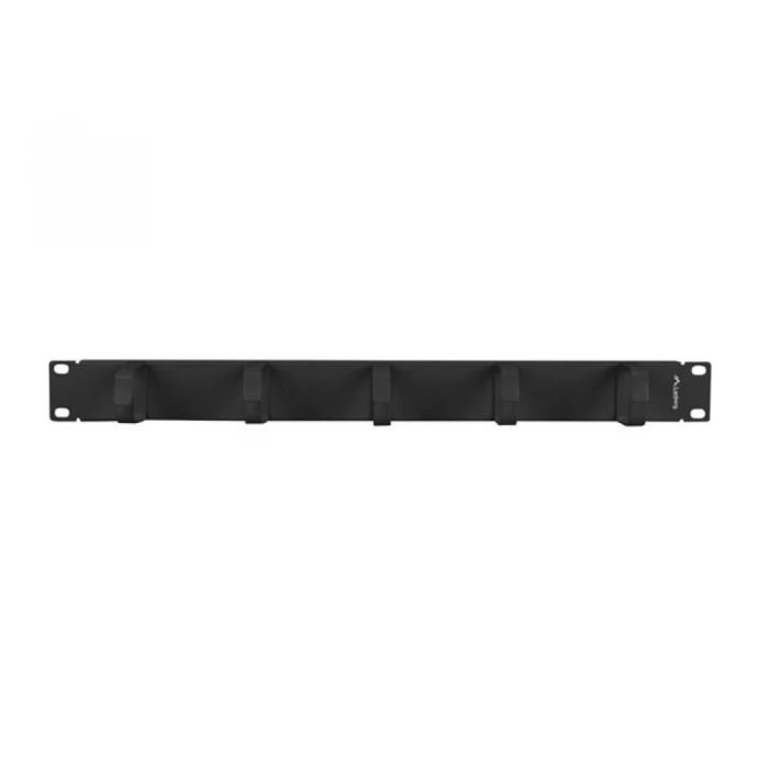 Lanberg Organizador de Cables 5 Anillos 19 Pulgadas, Negro 1 Lanberg Organizador de Cables 5 Anillos 19 Pulgadas, Negro 1