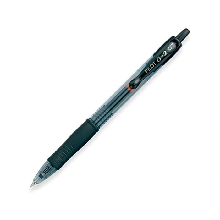 Pilot Boligrafo G-2 Negro Retractil Tinta Gel Sujecion Caucho Blister Trazo 0.4mm 1