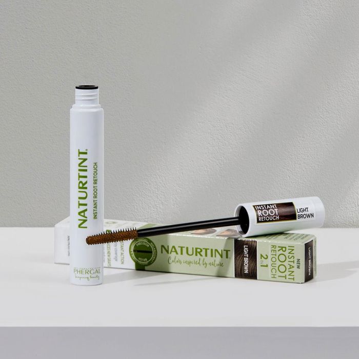 Naturtint Retocador Temporal de Canas Instant Root Retouch 2 en 1 Light Brown 10 ml