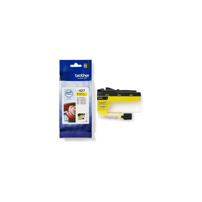 BROTHER cartucho de tinta amarillo para la mfcj5955dw y mfcj6955dw/LC427Y 2 BROTHER cartucho de tinta amarillo para la mfcj5955dw y mfcj6955dw/LC427Y 2
