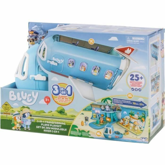 Bluey's Plane - BLUEY - Set de juego transformable con figuras y accesorios 3 Bluey's Plane - BLUEY - Set de juego transformable con figuras y accesorios 3