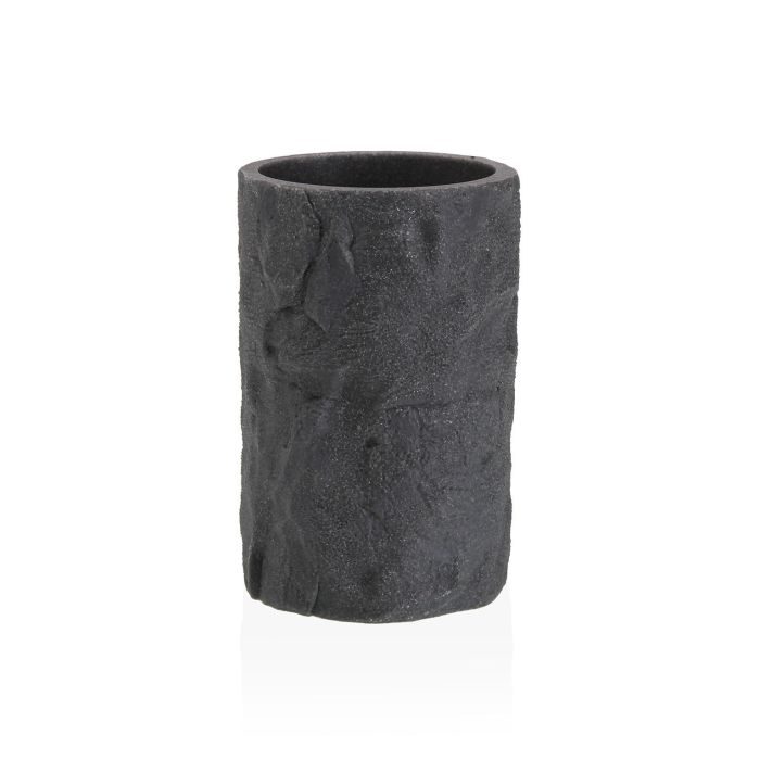 Portacepillos Roca Gris Versa 7.3x10.5x7.3 cm - Resina (2 Unidades)
