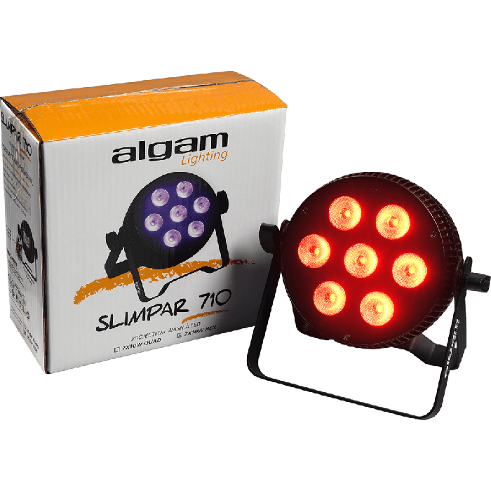 Foco Proyector Led 7X10W 6-En-1 Rgbwau Slim 5 Foco Proyector Led 7X10W 6-En-1 Rgbwau Slim 5
