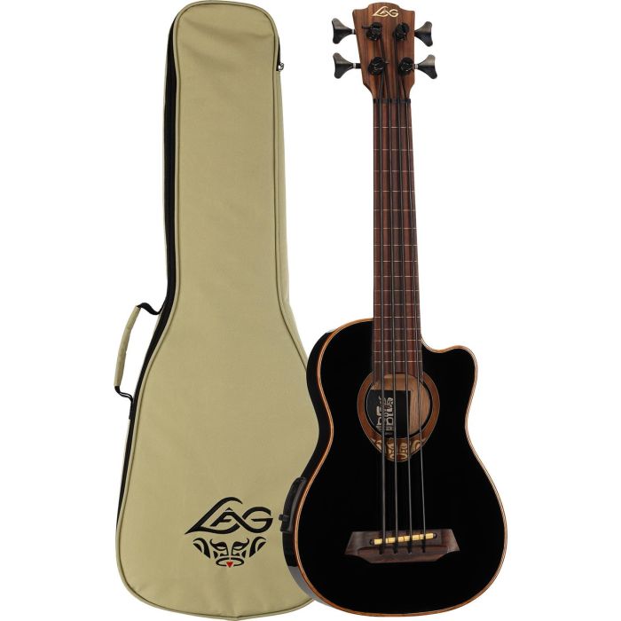 Bajo Lag Tiki Uku Fretless A/E Con Cutway Lag 1 Bajo Lag Tiki Uku Fretless A/E Con Cutway Lag 1