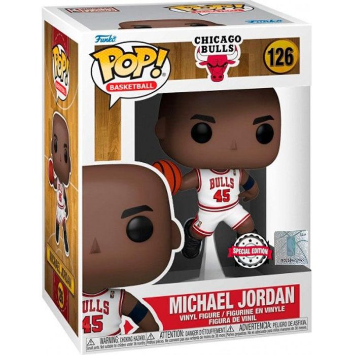 Figura POP NBA Chicago Bulls Michael Jordan Exclusive 1 Figura POP NBA Chicago Bulls Michael Jordan Exclusive 1