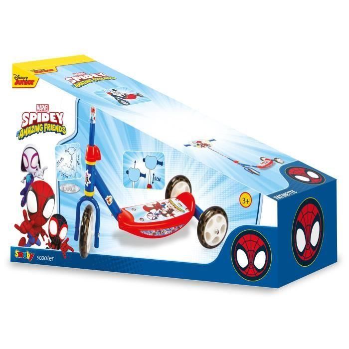 Smoby SMO3032167509185 Patineta Spidey 3 Ruedas para Niños +3 Años 4