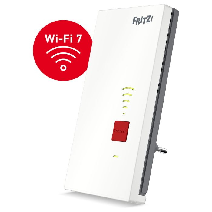 AVM FRITZ!Repeater 2700 - Repetidor Wi-Fi 7 de Doble Banda (2.4/5 GHz) con Puerto Ethernet 2.5 Gb, Blanco 1
