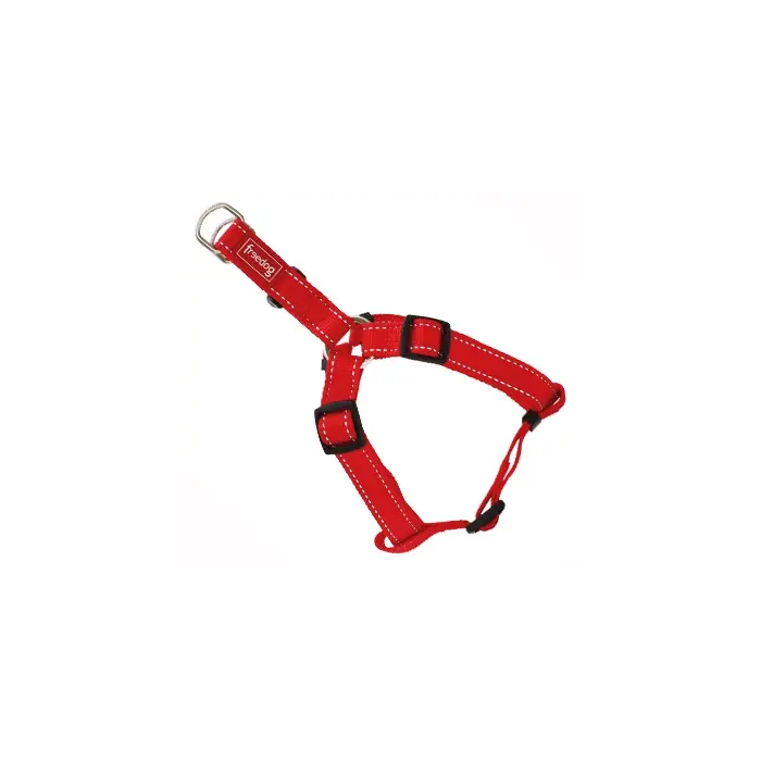 Freedog Arnés Tipo A Nylon Reflect Rojo 20 mm X 51-70 cm