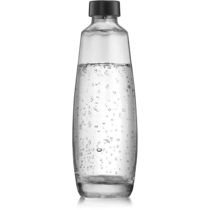 SODASTREAM 3000090 - Jarra de cristal 1L compatible solo máquina DUO - Resistente al lavavajillas 1