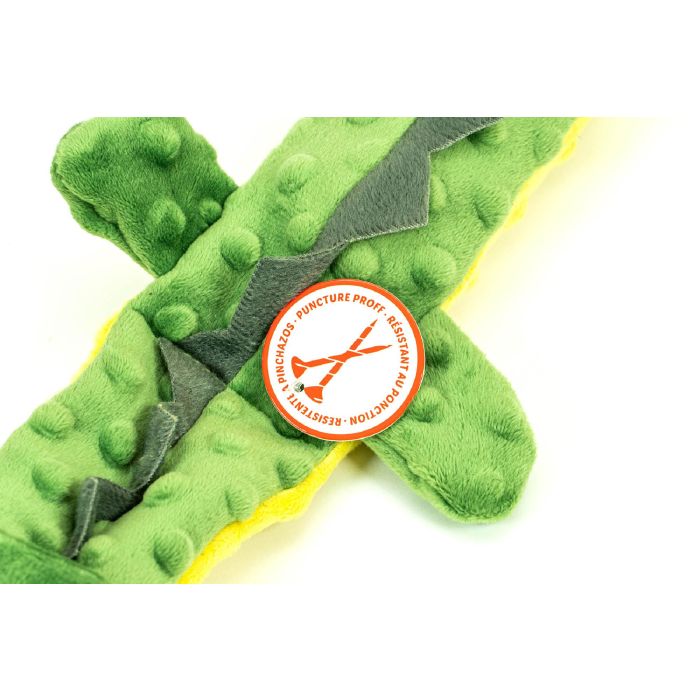 Gloria Peluche Cocodrilo Alargado con Squeaker para Perros 7