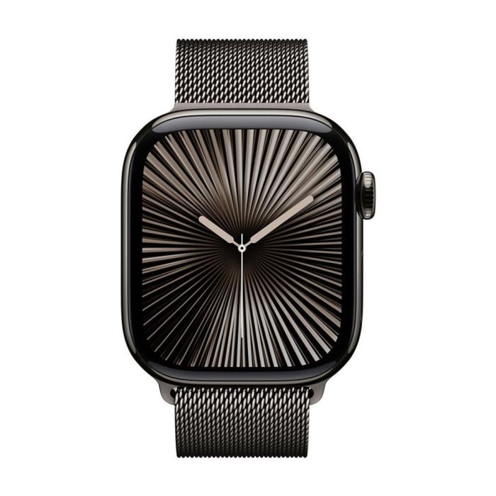 Apple Watch Series 10 A3001 GPS + Cellular 42mm Titanio Pizarra Milanese Loop con ECG y Sensor de Oxígeno en Sangre