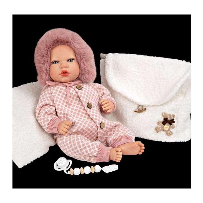 Muñeca reborn manuela con bolso y cojin 40 cm cuerpo blando 2 Muñeca reborn manuela con bolso y cojin 40 cm cuerpo blando 2
