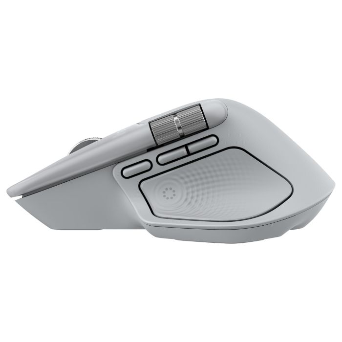 Logitech MX MASTER 4 Ratón Inalámbrico Ergonómico PALE GRAY, Respuesta Háptica, Carga USB-C, Bluetooth, 8000 DPI 3