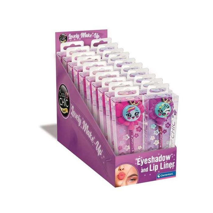 Clementoni Expositor de Maquillaje con Sombras de Ojos Flores y Delineadores de Labios para Niñas +6 años 1 Clementoni Expositor de Maquillaje con Sombras de Ojos Flores y Delineadores de Labios para Niñas +6 años 1