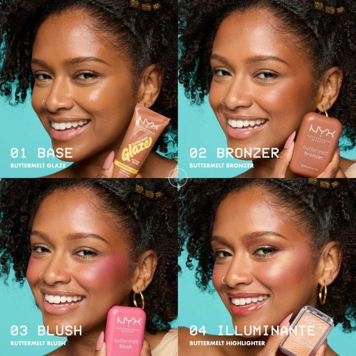 Set de Maquillaje NYX BUTTERMELT HIGHLIGHTER 3 Set de Maquillaje NYX BUTTERMELT HIGHLIGHTER 3