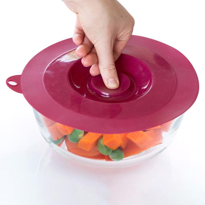 Cook Concept Tapa Silicona Diámetro 21 cm Antisalpicaduras Reutilizable Burdeos 3 Cook Concept Tapa Silicona Diámetro 21 cm Antisalpicaduras Reutilizable Burdeos 3