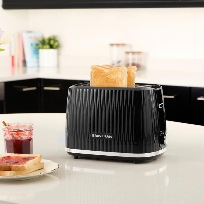 Russell Hobbs RUS5038061163155 Tostadora Eden 800W 2 Ranuras Negra 1 Russell Hobbs RUS5038061163155 Tostadora Eden 800W 2 Ranuras Negra 1