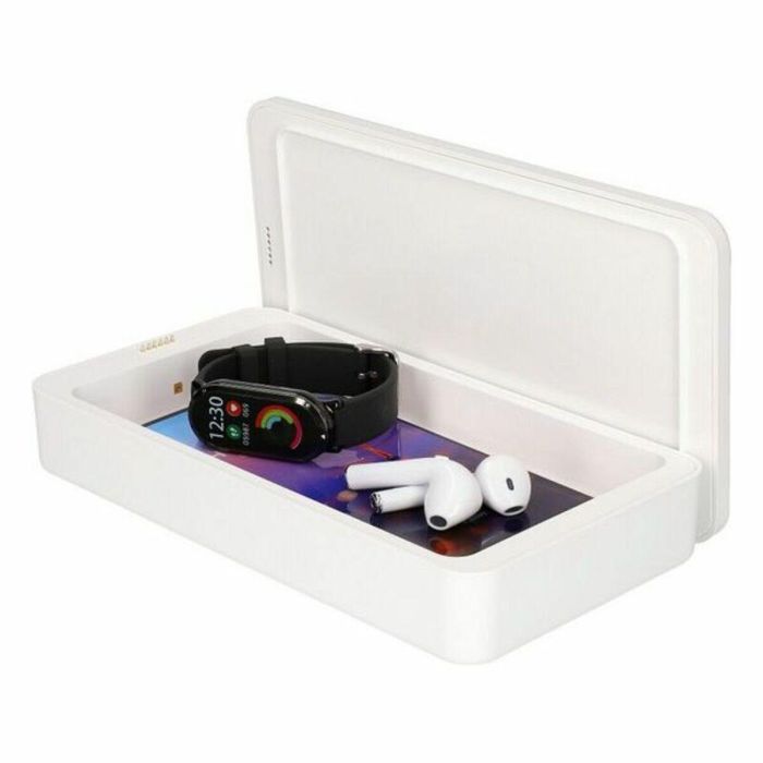 Caja de Esterilización UV KSIX Blanco 4 Caja de Esterilización UV KSIX Blanco 4