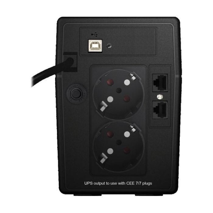 Infosec Line Interactive UPS 1000 VA 2 FR/SCHUKO Outlets -- 3-year warranty -- 1 Infosec Line Interactive UPS 1000 VA 2 FR/SCHUKO Outlets -- 3-year warranty -- 1