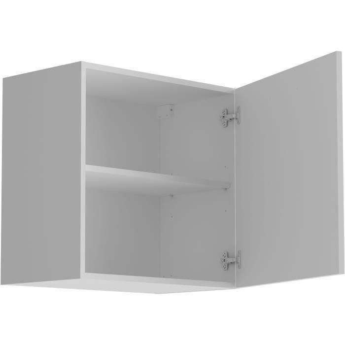 Oslo 244002 Mueble Alto con 1 Puerta, Blanco, Medidas: 60 cm Largo x 36 cm Profundo x 58 cm Alto 1