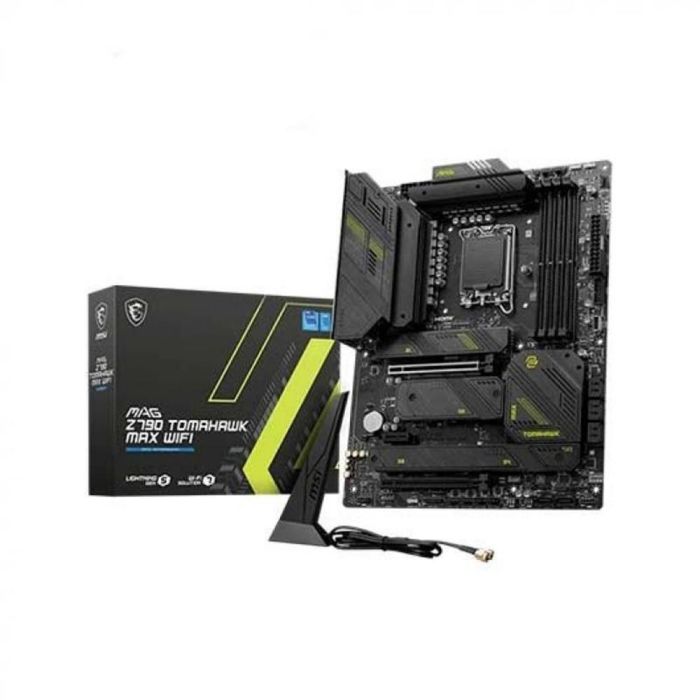 MSI Z790 TOMAHAWK MAX WiFi Placa Base ATX Intel Z790 LGA 1700 DDR5 Wi-Fi 6 Bluetooth 5.3 Ethernet 2.5G MSI Z790 TOMAHAWK MAX WiFi Placa Base ATX Intel Z790 LGA 1700 DDR5 Wi-Fi 6 Bluetooth 5.3 Ethernet 2.5G