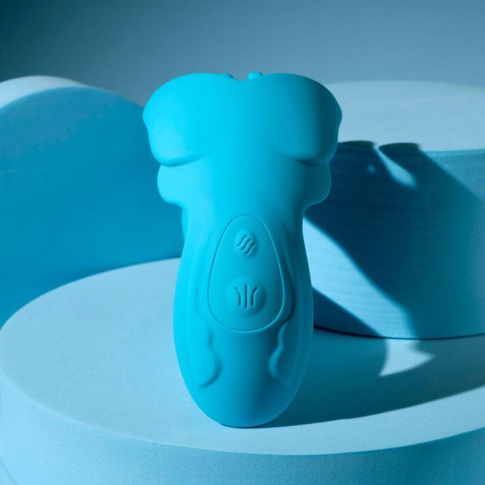 Vibrador Doble Estimulación Evolved Azul 14 Vibrador Doble Estimulación Evolved Azul 14