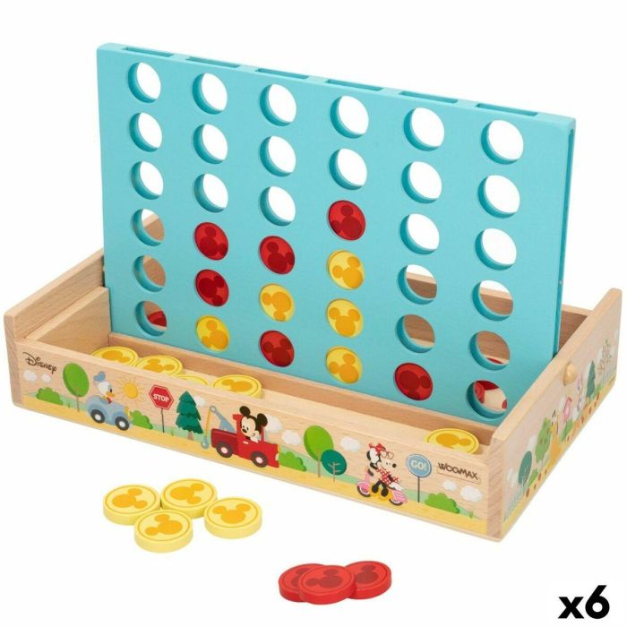 4 en Raya Disney 25 x 16 x 15,5 cm (6 Unidades) (37 Piezas) 0 4 en Raya Disney 25 x 16 x 15,5 cm (6 Unidades) (37 Piezas) 0