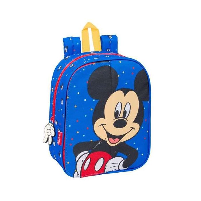 Mochila Escolar Mickey Mouse Clubhouse Good day Azul 22 x 27 x 10 cm