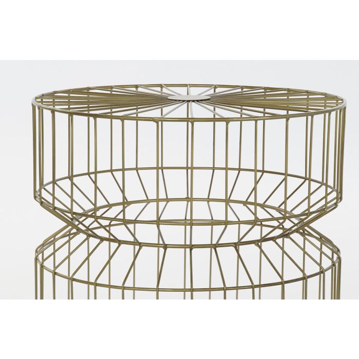Mesita Auxiliar Glam DKD Home Decor Dorado 40.5 x 46 x 40.5 cm 2