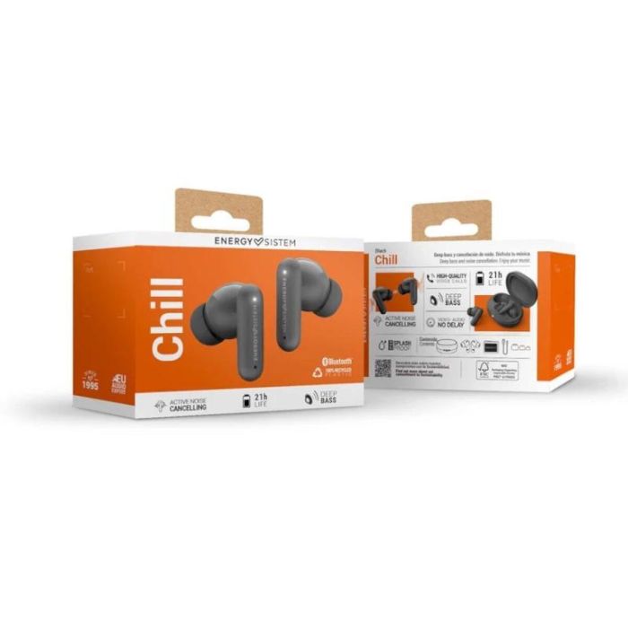 Auriculares Inalámbricos con Estuche de Carga Energy Sistem 459919 Negro 4 Auriculares Inalámbricos con Estuche de Carga Energy Sistem 459919 Negro 4