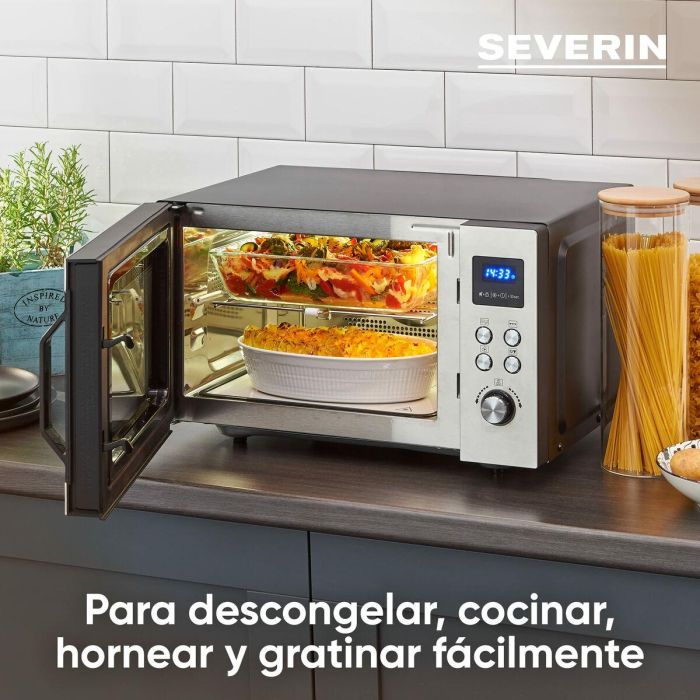 Microondas con Grill Severin 7777 25L 10 Microondas con Grill Severin 7777 25L 10