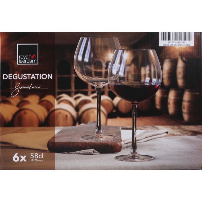 Royal Leerdam Set 6 Copas Balón 58Cl Degustación para Vino 1