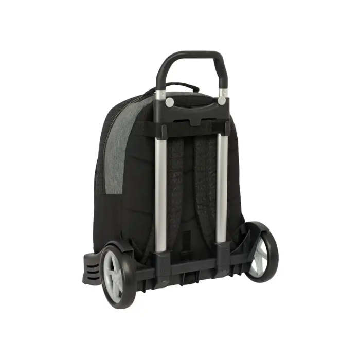 Mochila Escolar con Ruedas BlackFit8 Old school Negro Gris 32 x 42 x 15 cm 1