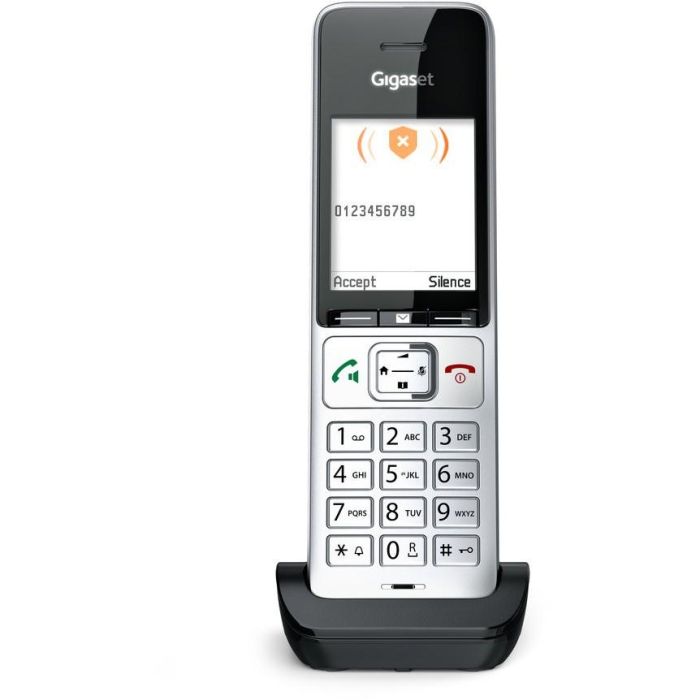 Gigaset COMFORT 500HX Teléfono Inalámbrico DECT/Analógico con Altavoz, Pantalla a Color de 2.2" y Agenda para 200 Contactos, Negro/Plata 14 Gigaset COMFORT 500HX Teléfono Inalámbrico DECT/Analógico con Altavoz, Pantalla a Color de 2.2" y Agenda para 200 Contactos, Negro/Plata 14
