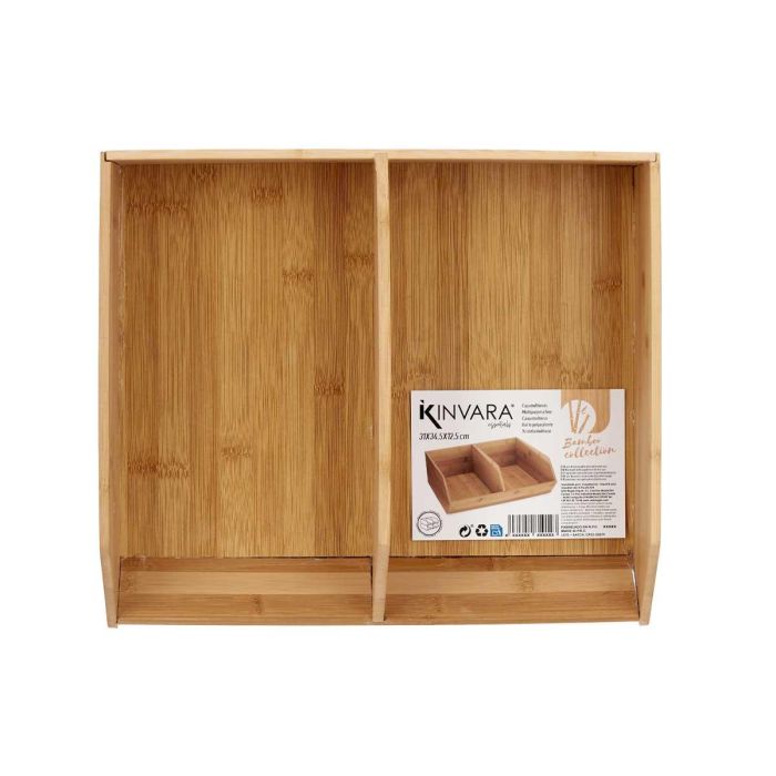 Organizador Separador Dos Bambu Kinvara 34X13CM (6 Unidades) 2 Organizador Separador Dos Bambu Kinvara 34X13CM (6 Unidades) 2