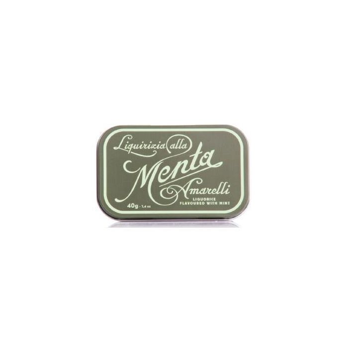 Amarelli Regaliz Puro Green Favette Menta Natural Expositor 12X40Gr.