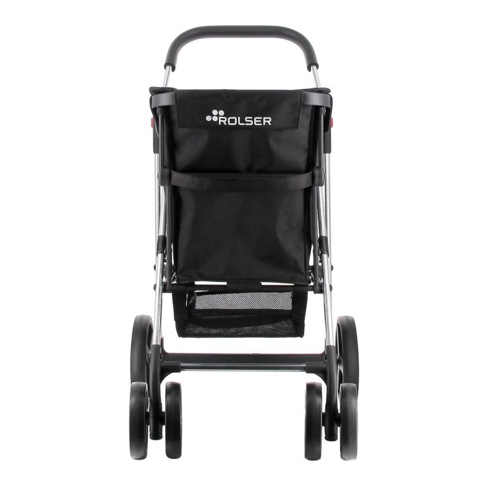 Rolser Carro de la compra Basket MF 4B, 4 Ruedas, Gran Capacidad 58L, Negro 2