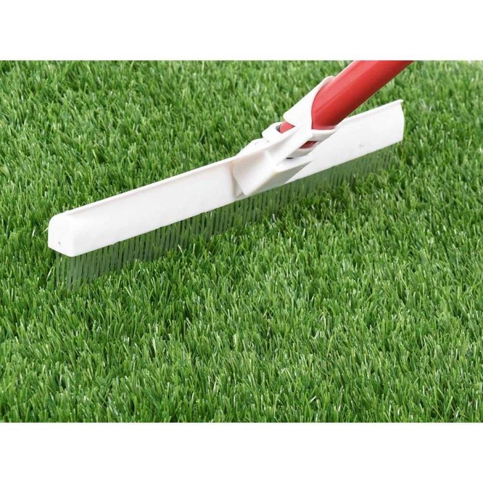 Faura Kit de cepillo para peinar césped 30cm, fibras de nylon, mango metal 137cm, referencia 28052 1 Faura Kit de cepillo para peinar césped 30cm, fibras de nylon, mango metal 137cm, referencia 28052 1