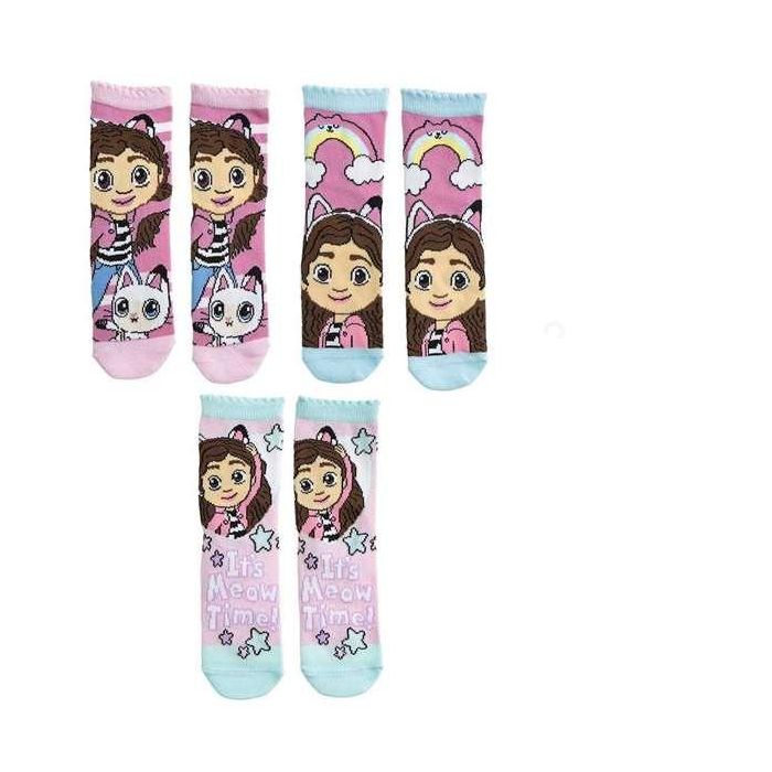 Pack calcetines 3 piezas gabby´s dollhouse t.27/30 Pack calcetines 3 piezas gabby´s dollhouse t.27/30