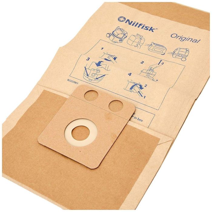 Bolsa de Recambio para Aspiradora Nilfisk 1408618000 2
