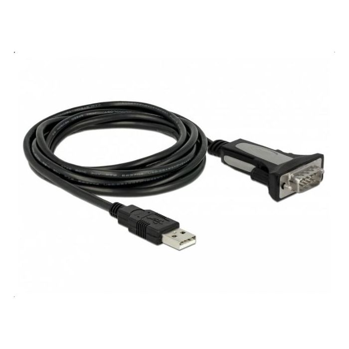DeLOCK Adaptador USB 2.0 Tipo-A a 1 x Serie RS-232 DB9, 3 m