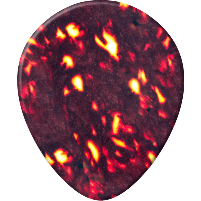 Dunlop Pack 12 Púas Genuine Celluloid Teardrop Shell - Thin 2