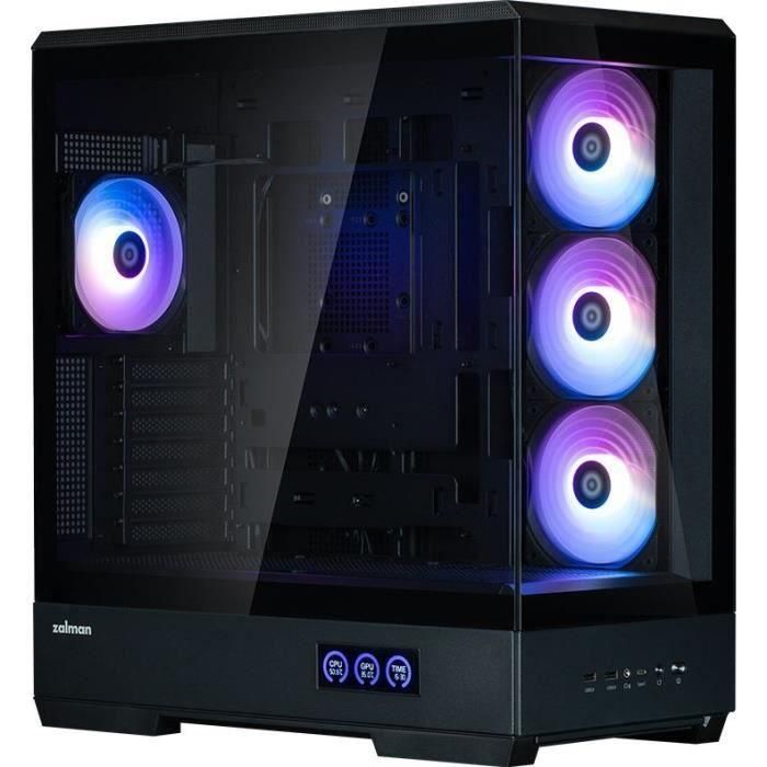 Zalman P50 DS Midi Tower PC Negro con Ventana de Vidrio Templado