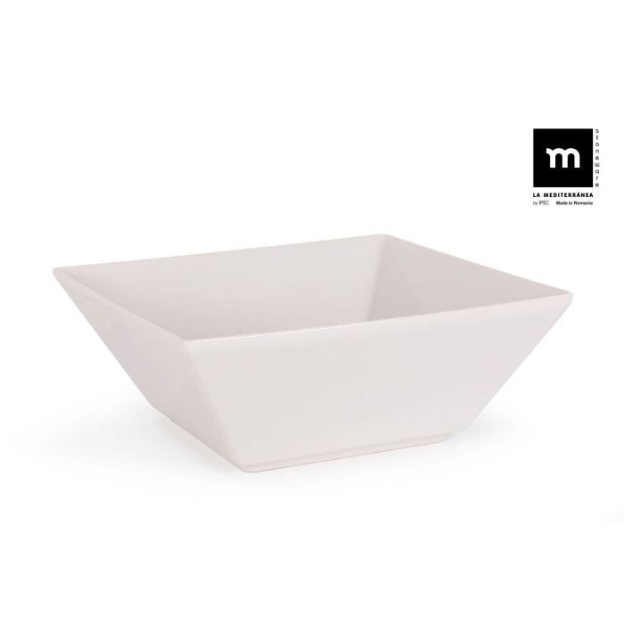 Ensaladera Cuadrada Ivory Brillo 22.5x9 cm Elite - La Mediterranea (6 Unidades) Ensaladera Cuadrada Ivory Brillo 22.5x9 cm Elite - La Mediterranea (6 Unidades)