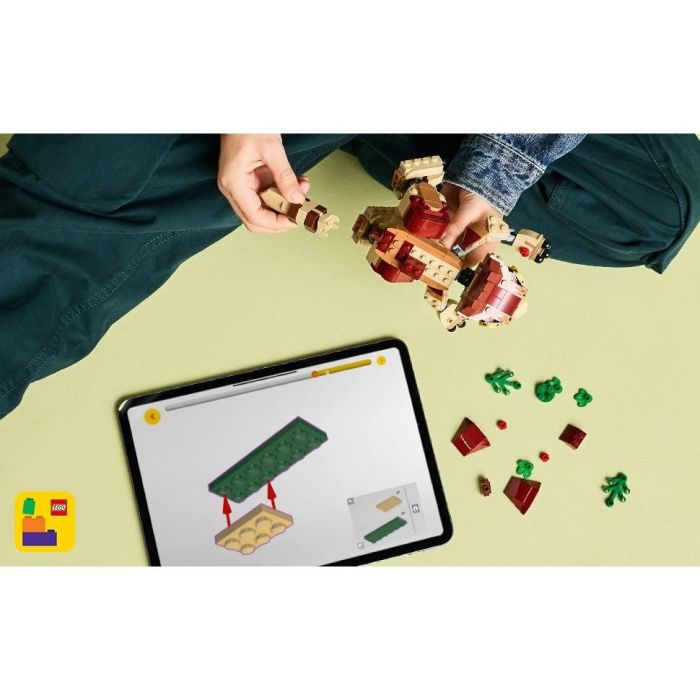 LEGO 76970 Jurassic World Set Dolores Bebé: Aquilops Figura Construible de Dinosaurio Móvil, Articulado, para Jugar y Exponer, +7 Años 12
