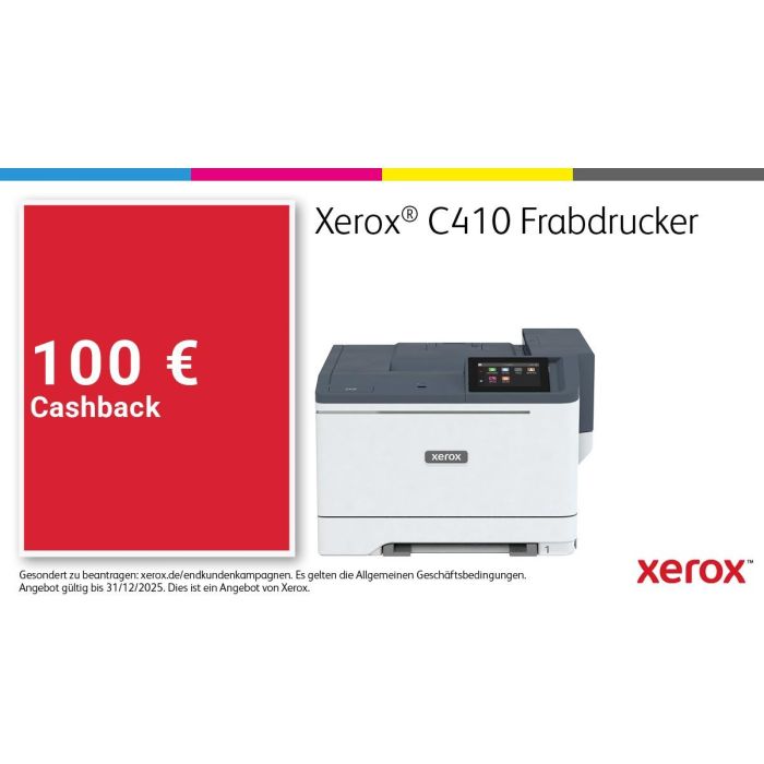 Xerox C410 Impresora Láser Color A4 40 ppm LAN Dúplex 1