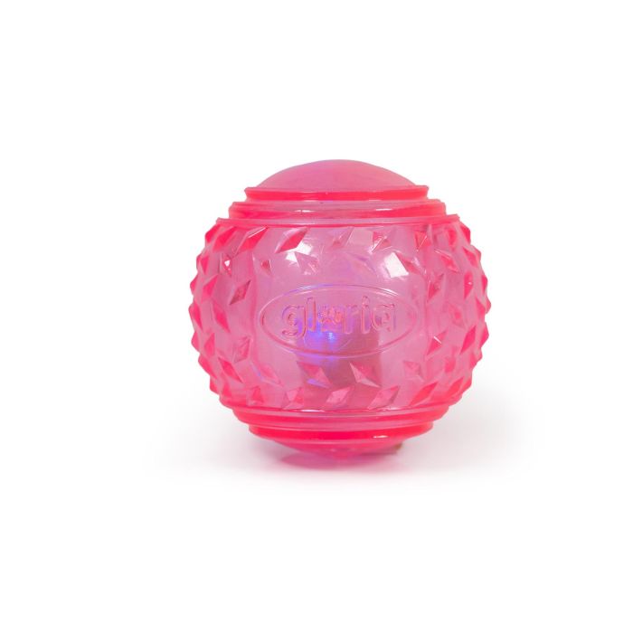 Gloria Play And Run Pelota Luminosa LED Rosa 6.35 cm para Perros | Juguete Interactivo con Luz para Mayor Visibilidad en Juegos Nocturnos 1 Gloria Play And Run Pelota Luminosa LED Rosa 6.35 cm para Perros | Juguete Interactivo con Luz para Mayor Visibilidad en Juegos Nocturnos 1
